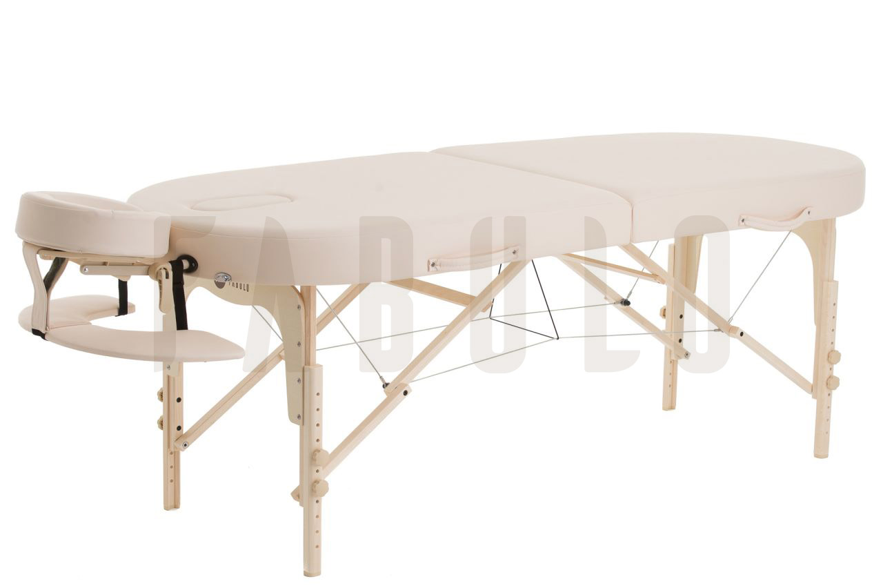 Dvoudílný skládací masážní stůl Fabulo GURU Oval